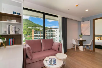 Deluxe-Zimmer mit einem Schlafzimmer und Bergblick — Wekata Luxury